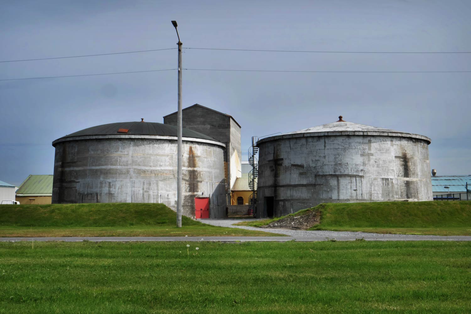 Tanks in winter time.